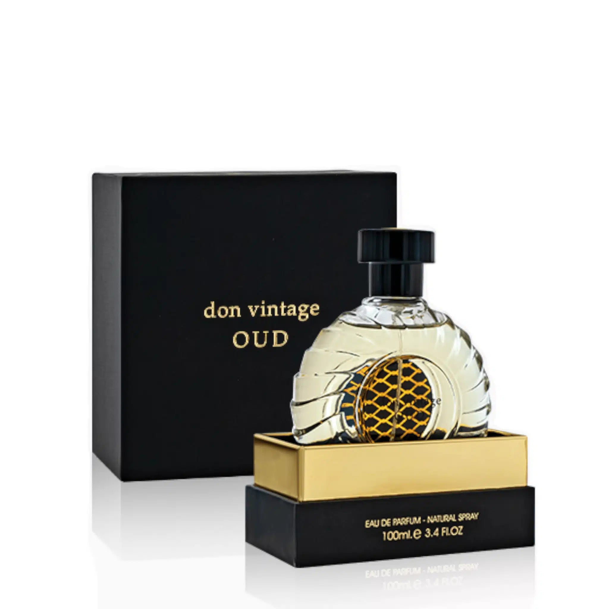 Don Vintage Oud 100ml Eau de Parfum by French Avenue perfume bottle close up