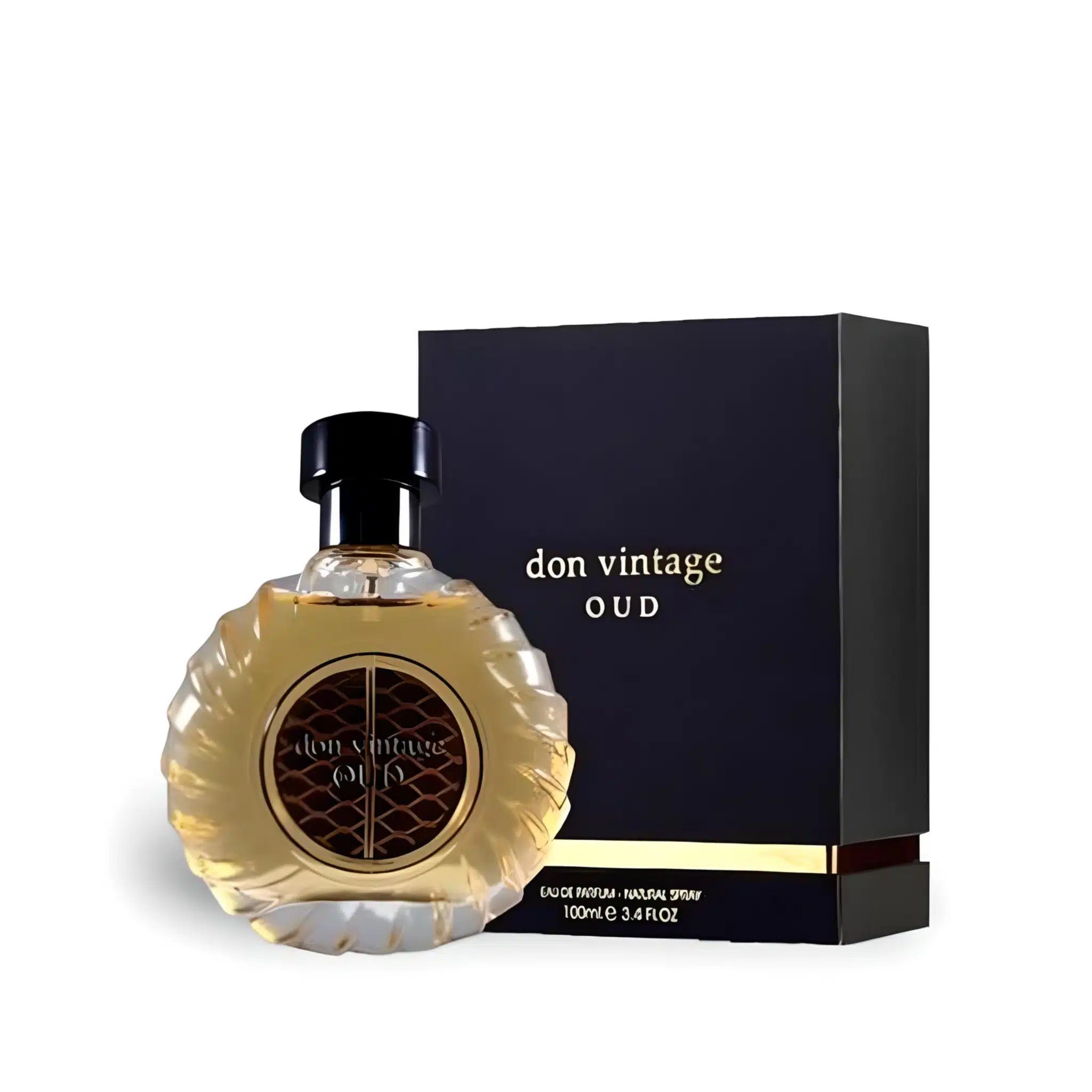 Don Vintage Oud 100ml Eau de Parfum by French Avenue bottle and box