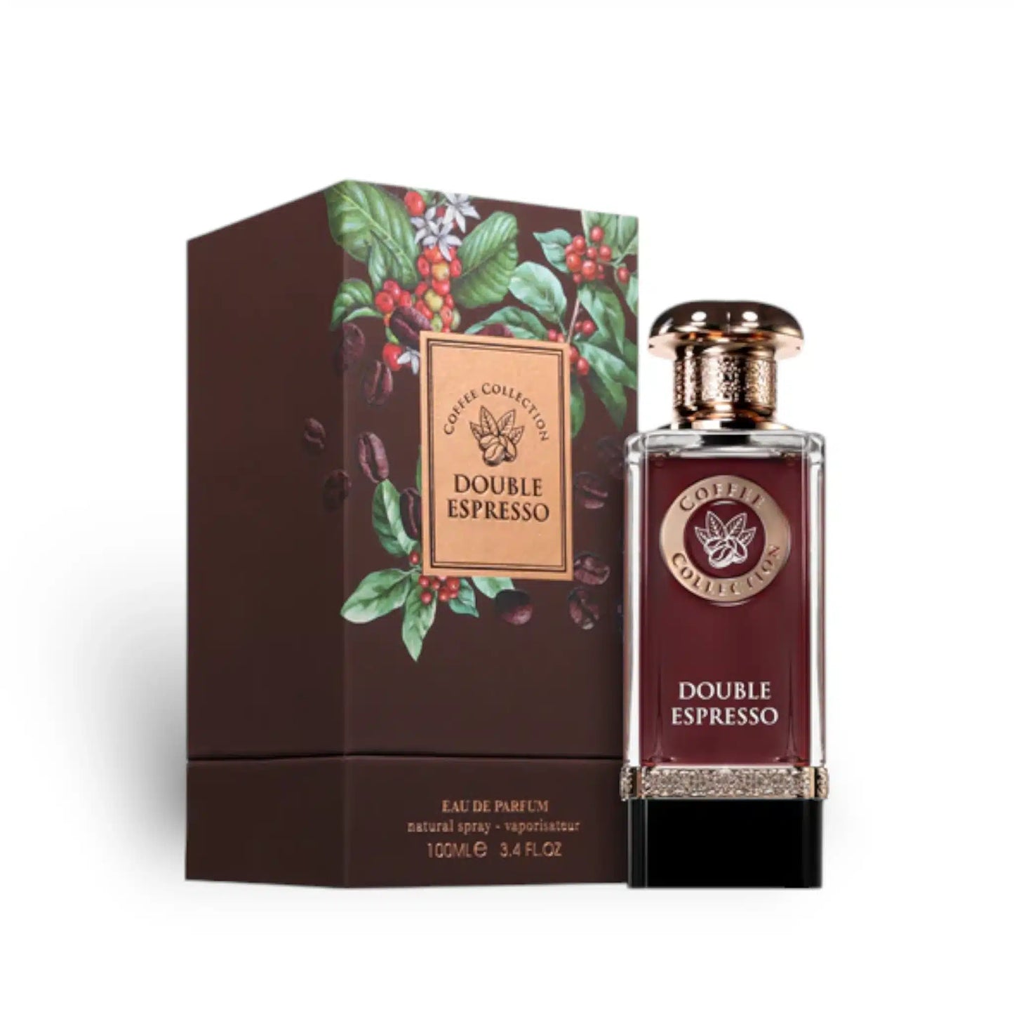Double Espresso (Coffee Collection) 100ml Eau de Parfum by Fragrance World bottle and box