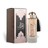 Durrat Al Aroos 85ml Eau de Parfum by Al Wataniah perfume bottle close up