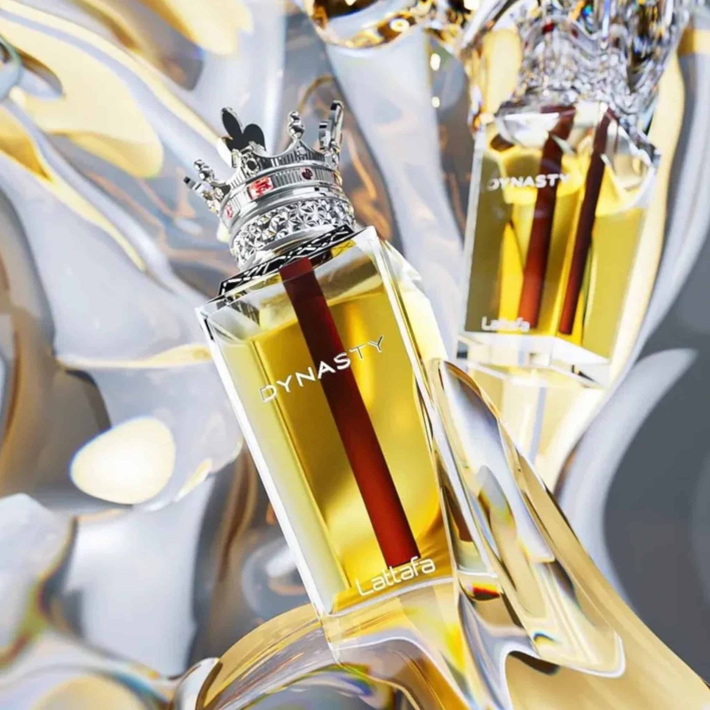 Dynasty 100ml Eau de Parfum by Lattafa fragrance packaging front view