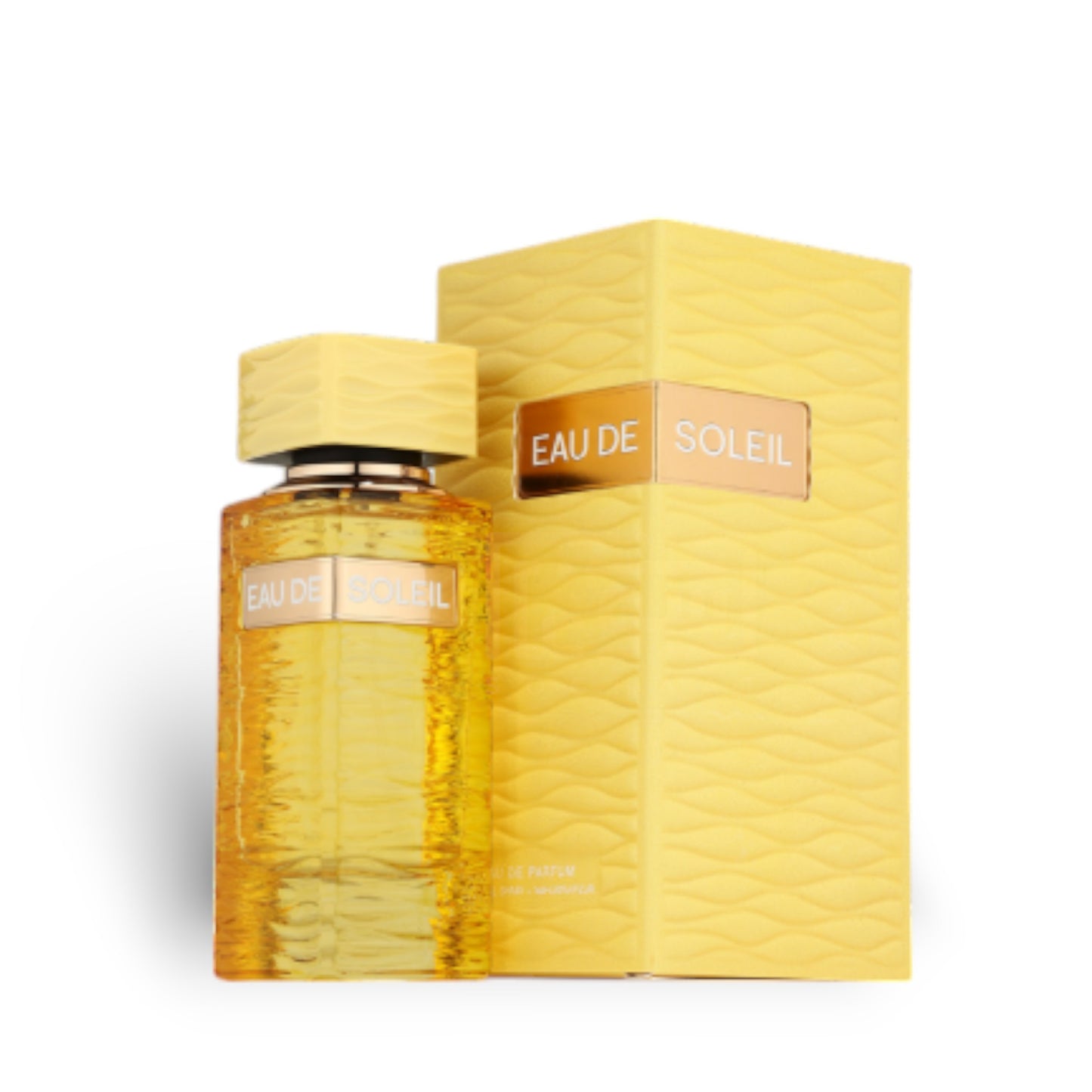 Eau De Soleil 100ml Eau de Parfum by Fragrance World bottle and box