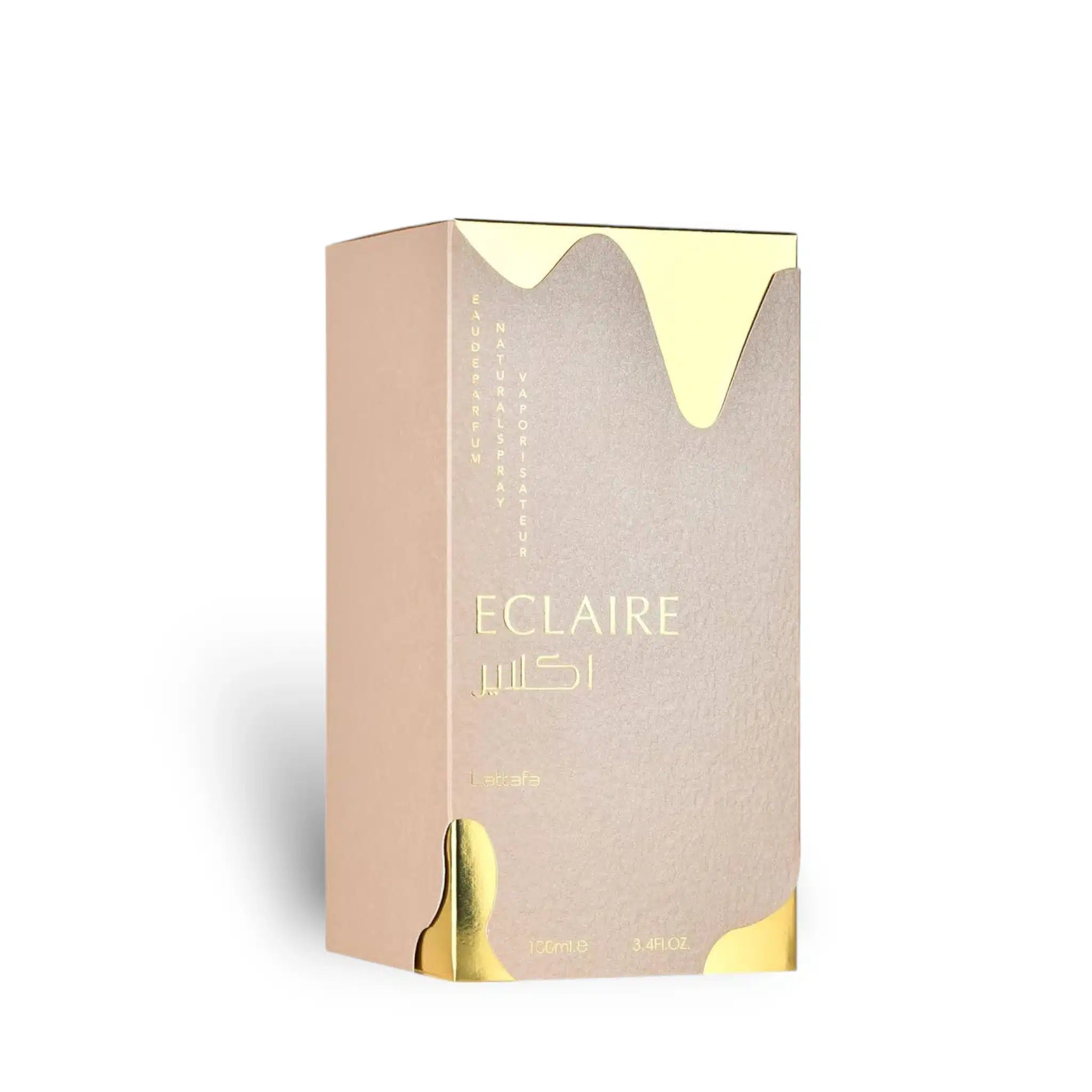 Eclaire 100ml Eau de Parfum by Lattafa bottle and box