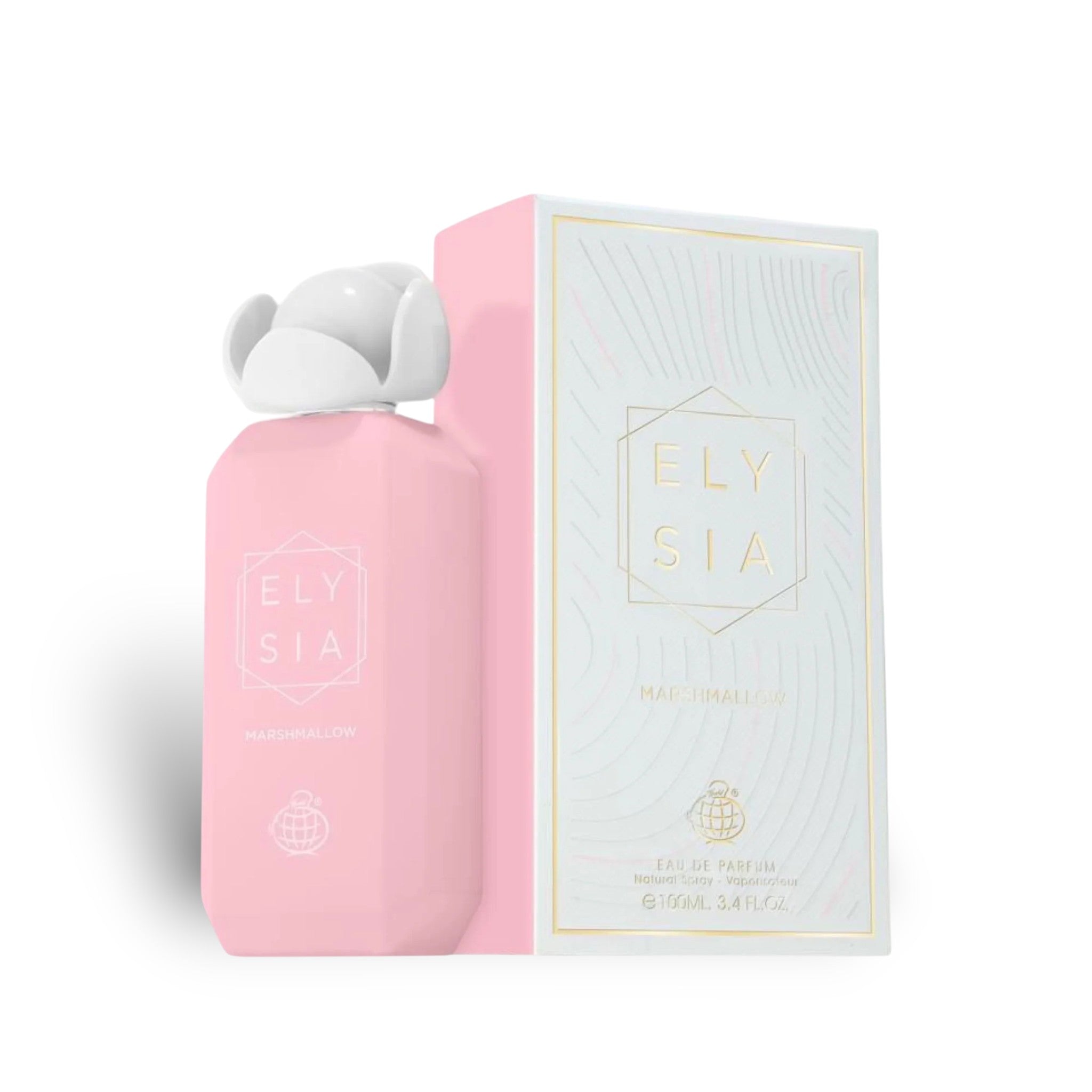 Elysia Marshmallow 100ml Eau de Parfum by Fragrance World bottle and box