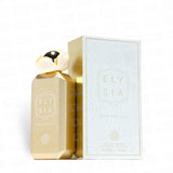 Elysia Sugar Patchouli 100ml Eau de Parfum by Fragrance World bottle and box