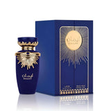 Emaan 100ml Eau de Parfum by Lattafa bottle and box
