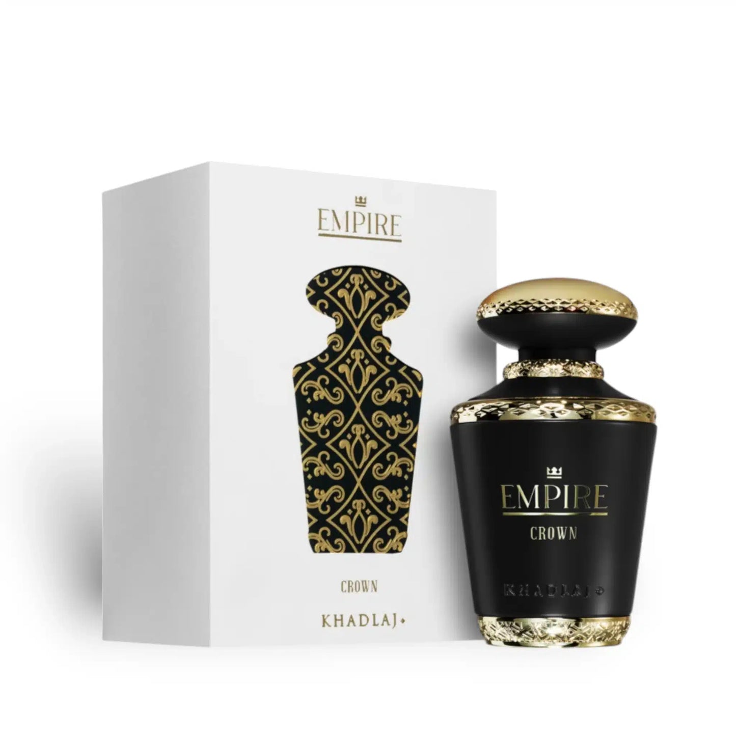 Empire Crown 100ml Eau de Parfum by Khadlaj bottle and box
