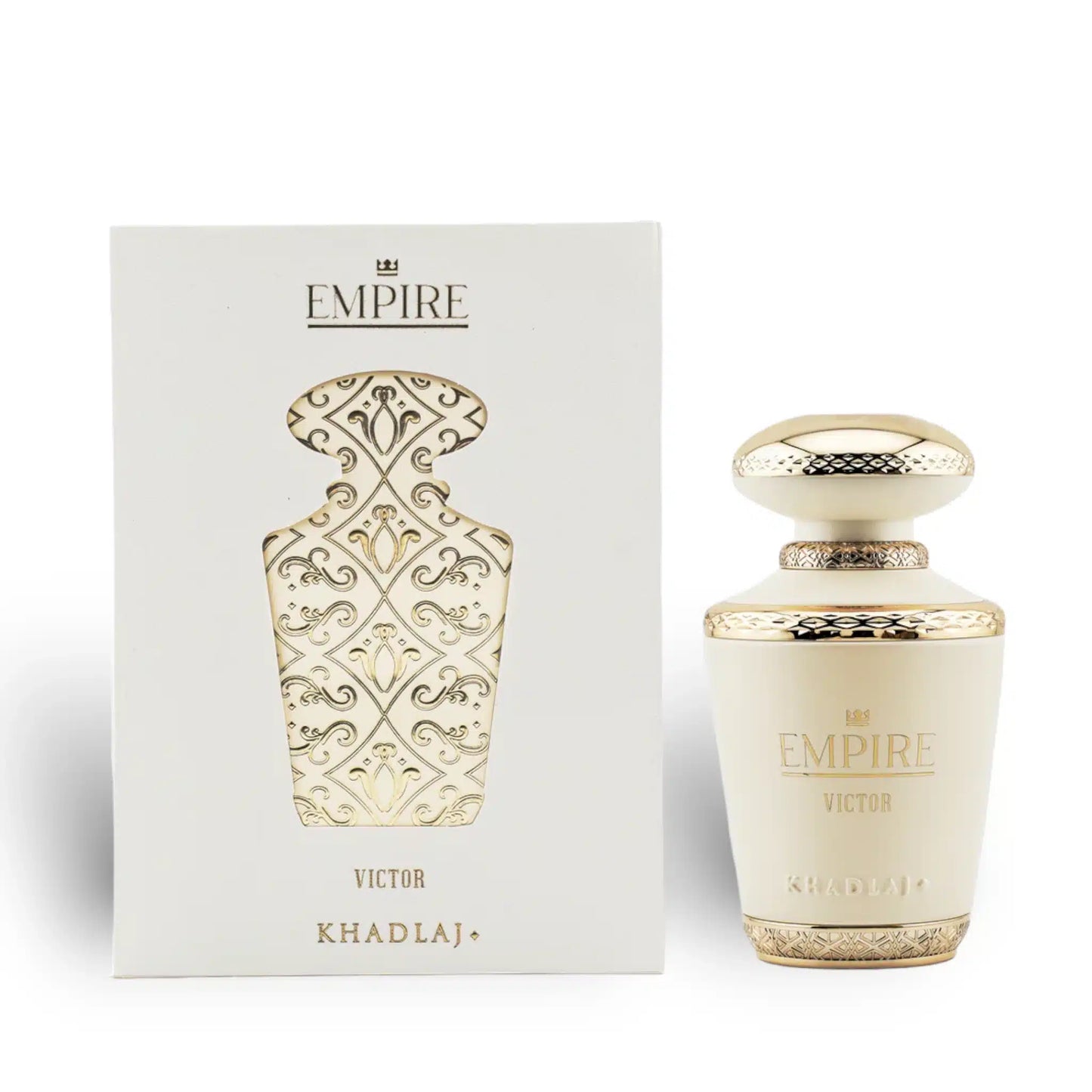 Empire Victor 100ml Eau de Parfum by Khadlaj bottle and box
