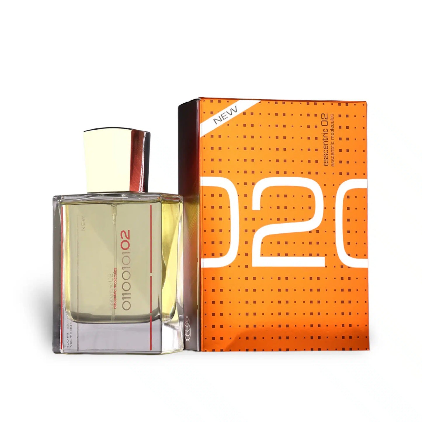 Esscentric Moolecules 02 100ml Eau de Parfum by Fragrance World bottle and box