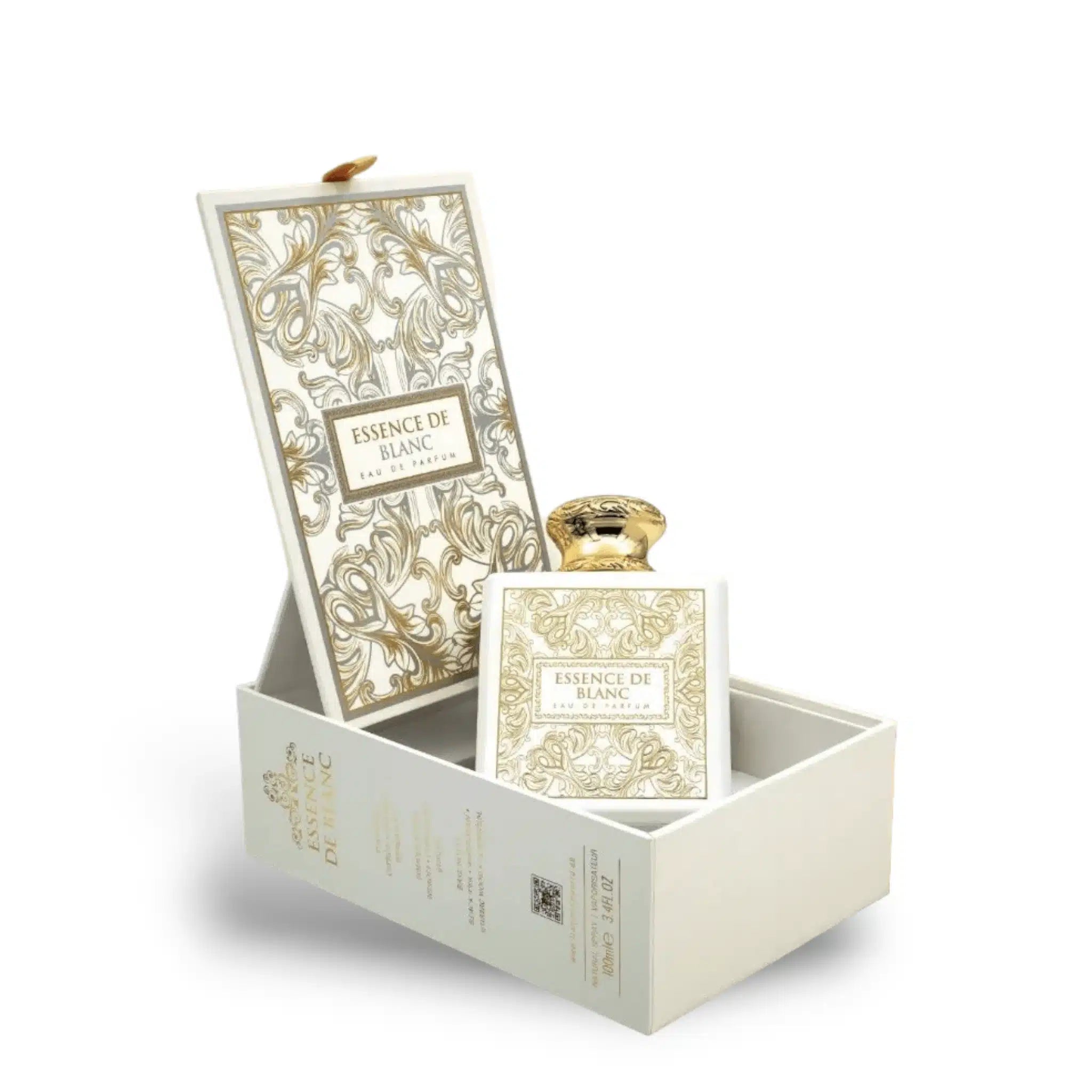 Essence De Blanc 100ml Eau de Parfum by French Avenue fragrance packaging front view
