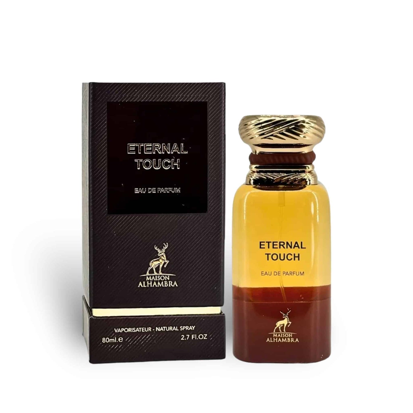 Eternal Touch (Tobacco Touch) 80ml Eau de Parfum by Maison Alhambra bottle and box