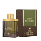 Extra Woods 100ml Eau de Parfum by Maison Alhambra bottle and box