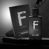 F Le Parfum 100ml Eau de Parfum by Fragrance World perfume bottle close up