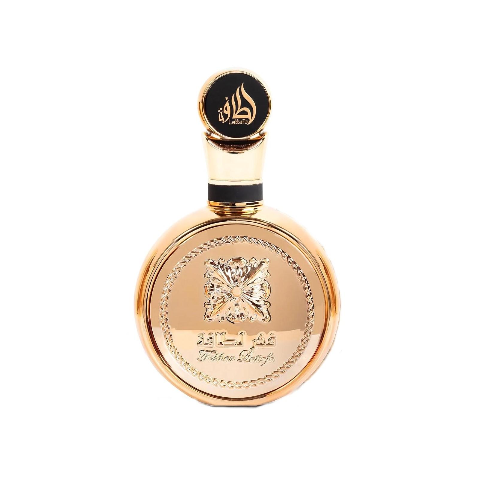 Fakhar Lattafa Gold 100ml Extrait de Parfum by Lattafa fragrance packaging front view