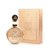 Fakhar Lattafa Gold 100ml Extrait de Parfum by Lattafa bottle and box