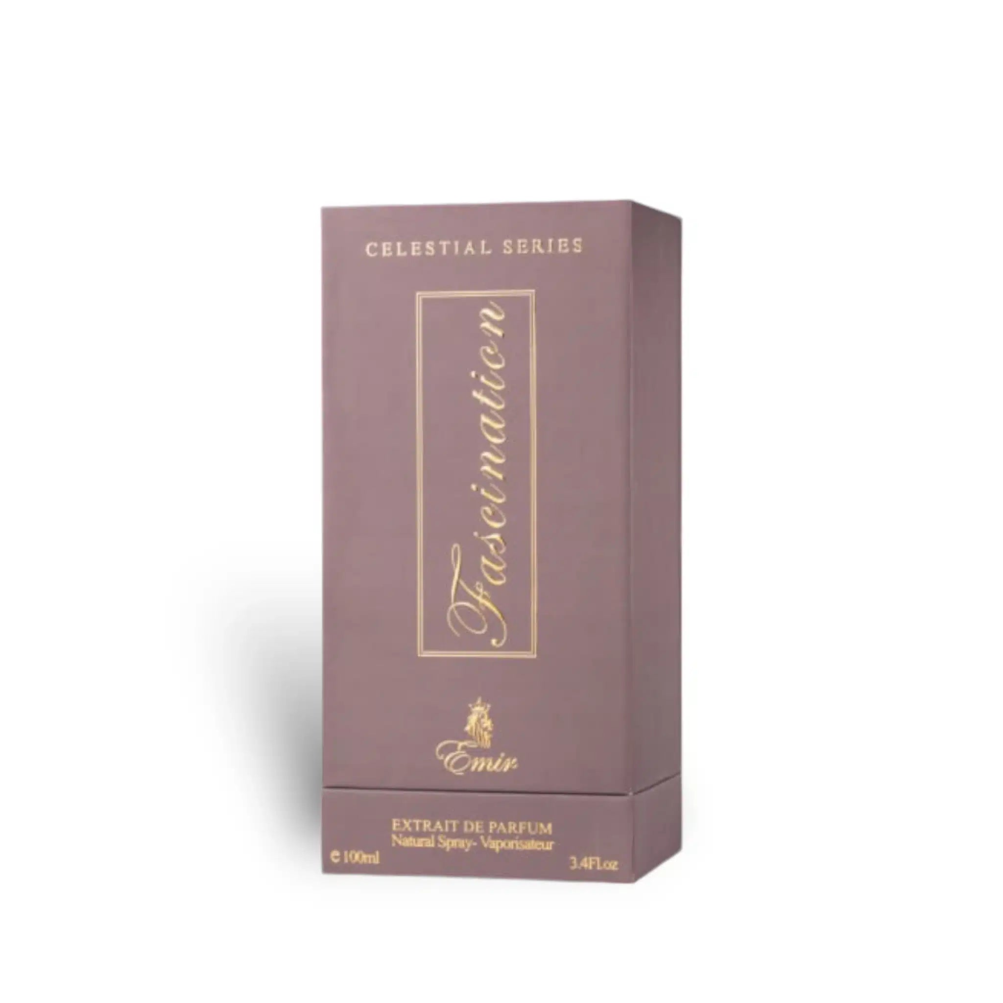 Fascination 100ml Extrait de Parfum by Paris Corner bottle and box