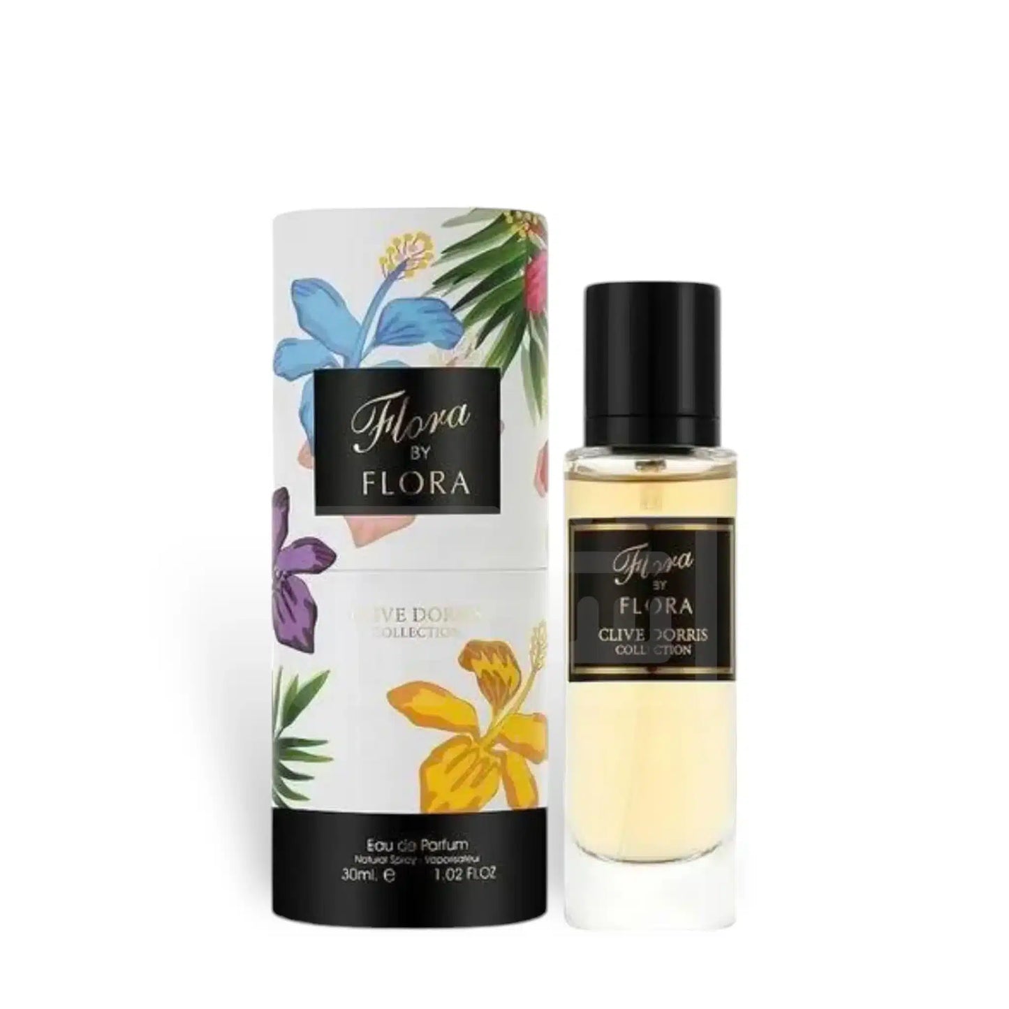 Flora 30ml Eau de Parfum by Fragrance World bottle and box