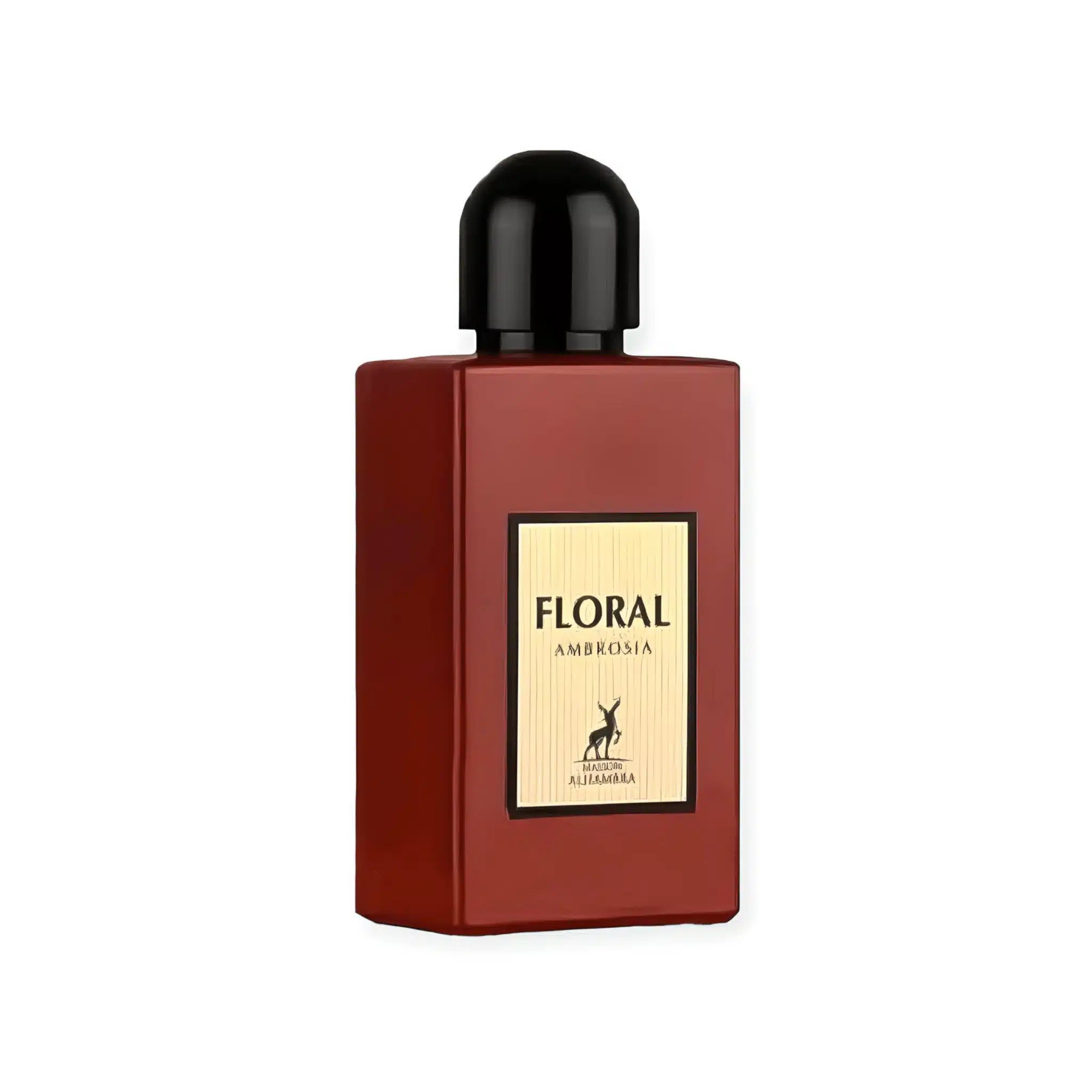 Floral Ambrosia 100ml Eau de Parfum by Maison Alhambra fragrance packaging front view