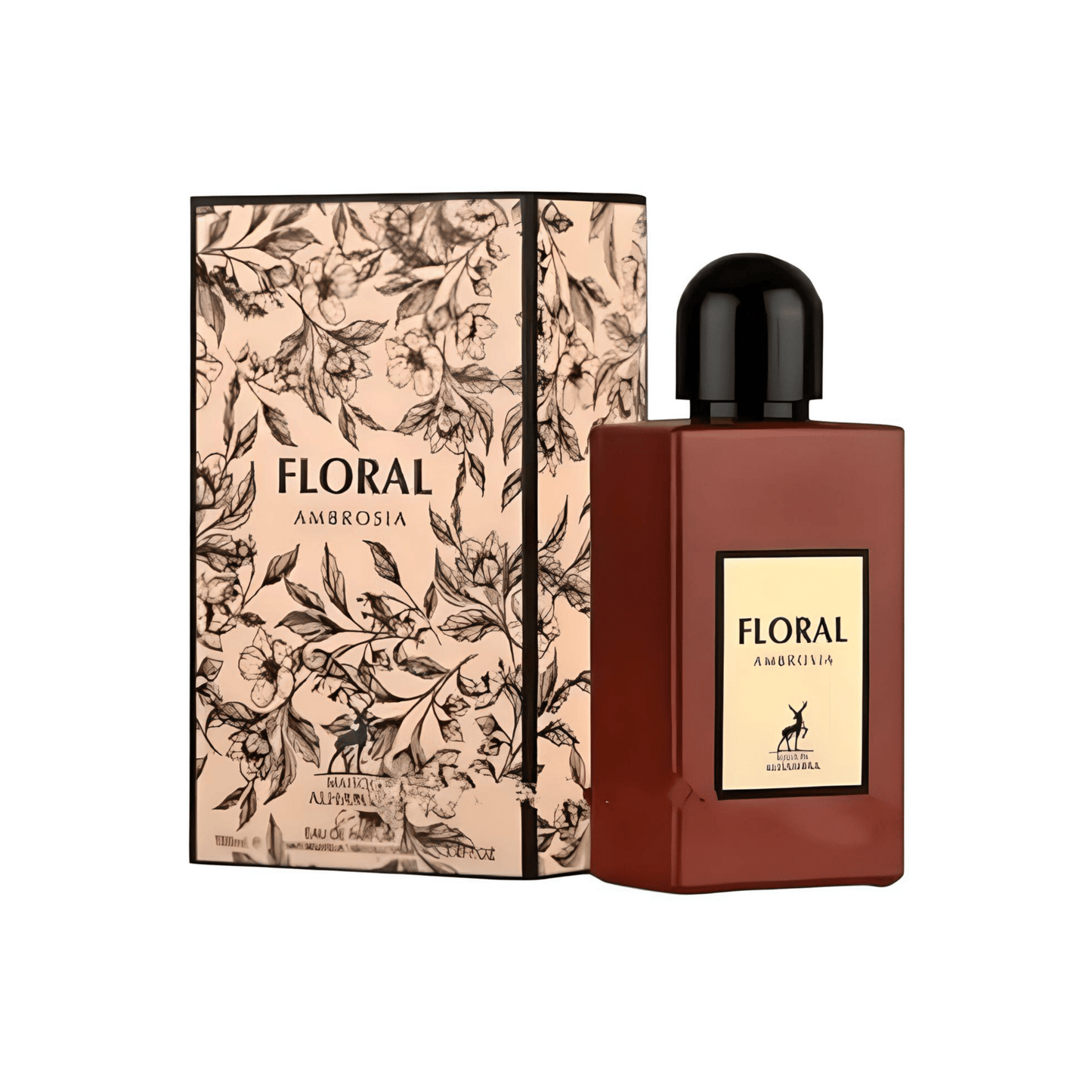 Floral Ambrosia 100ml Eau de Parfum by Maison Alhambra bottle and box