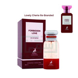 Forbidden Love (Lovely Cherie) 80ml Eau de Parfum by Maison Alhambra bottle and box