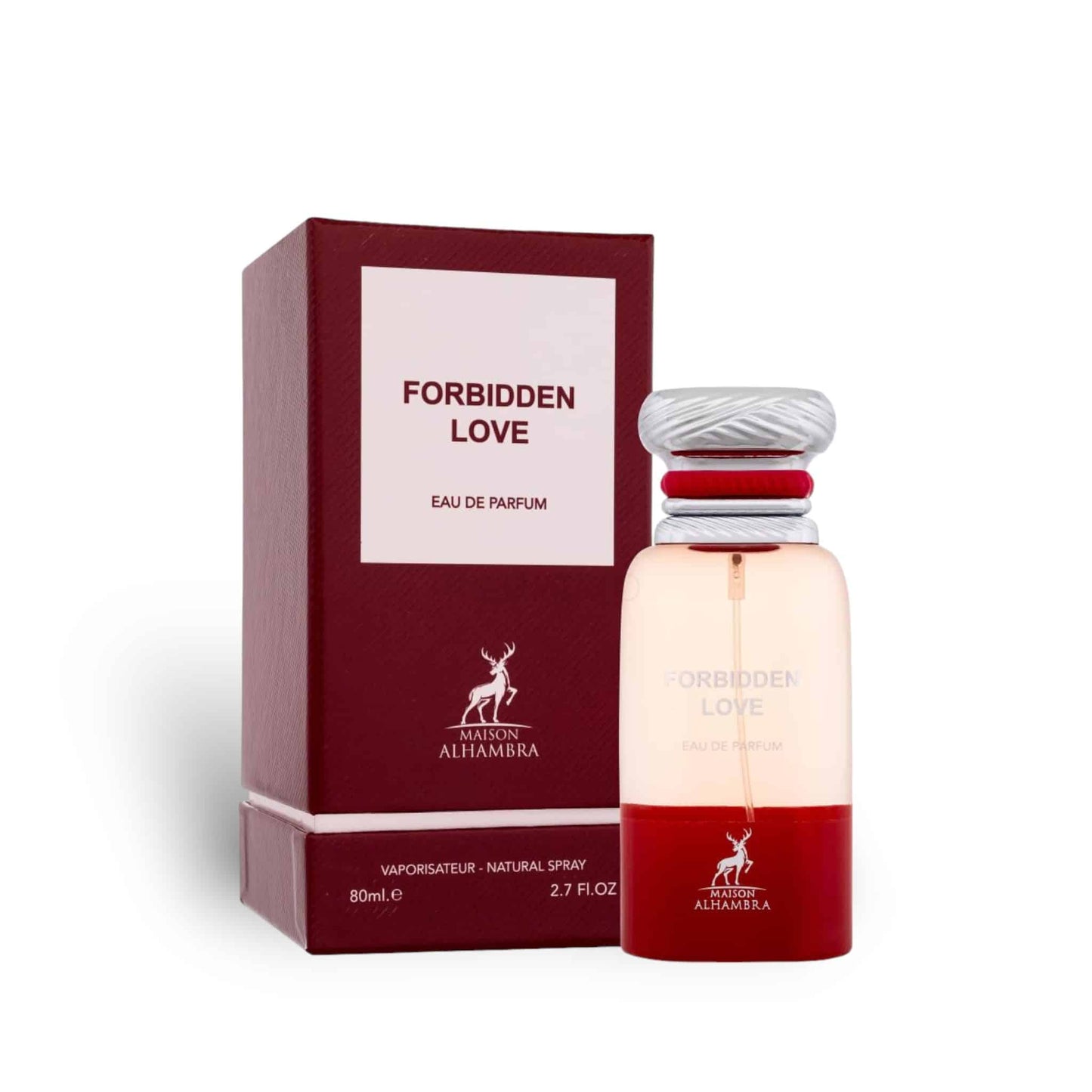 Forbidden Love (Lovely Cherie) 80ml Eau de Parfum by Maison Alhambra perfume bottle close up