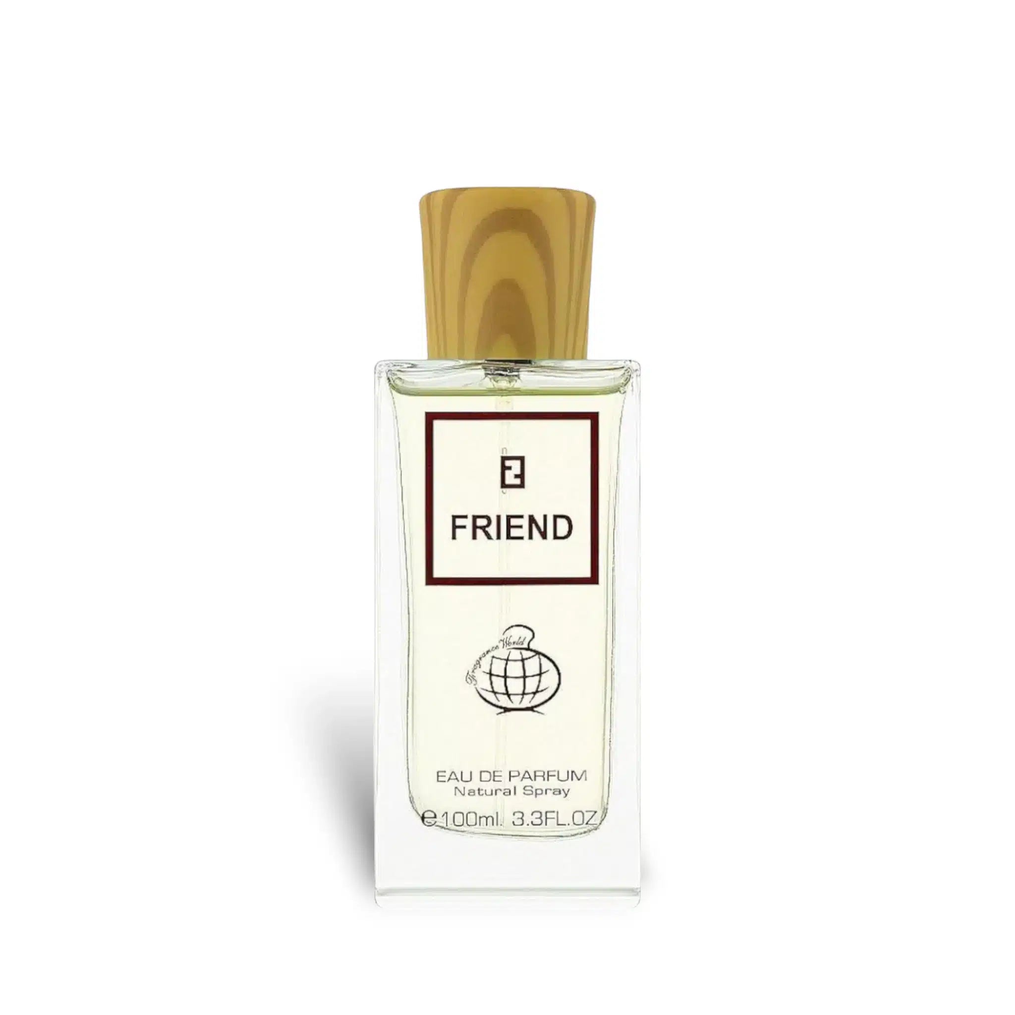 Friend 100ml Eau de Parfum by Fragrance World fragrance packaging front view