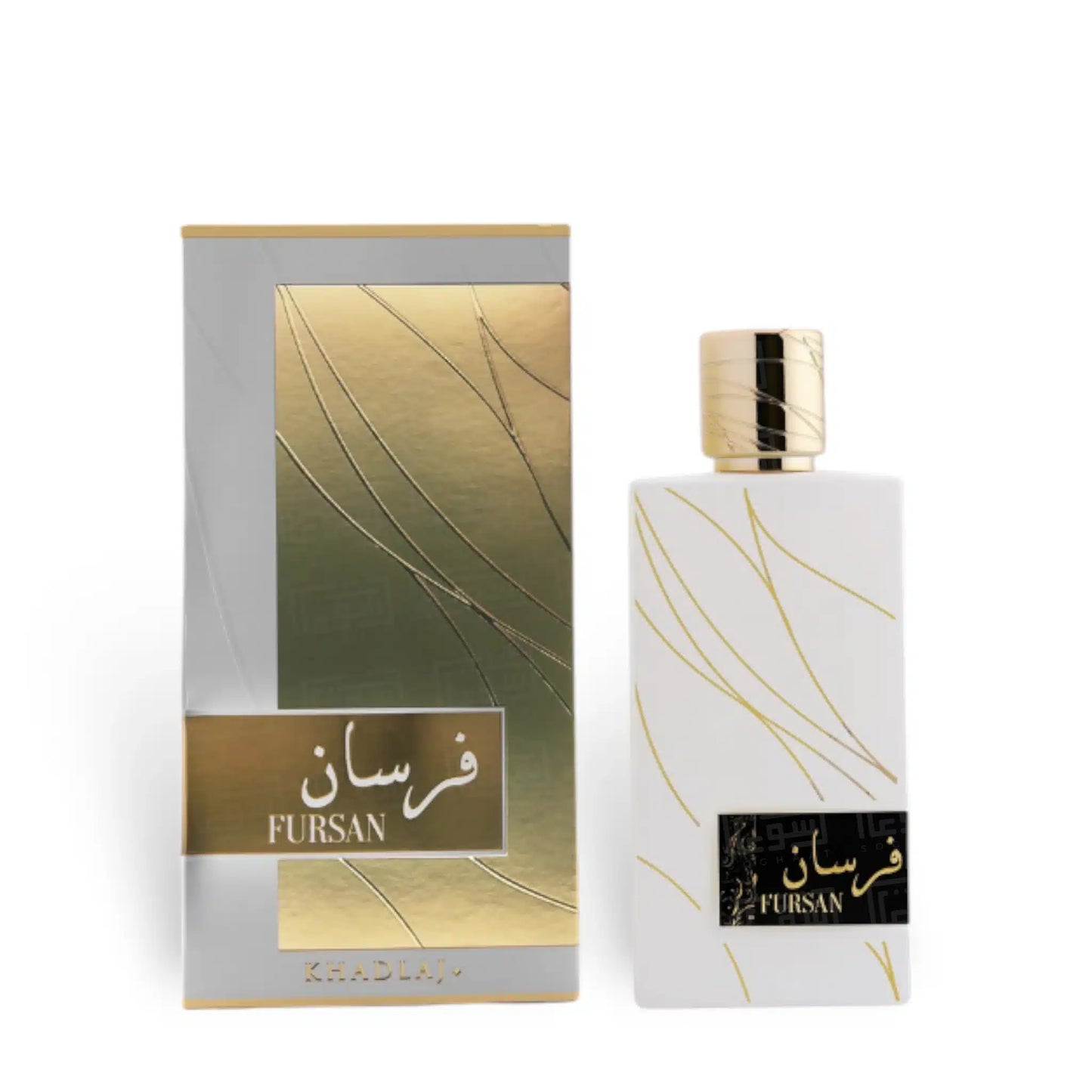 Fursan White 100ml Eau de Parfum by Khadlaj bottle and box