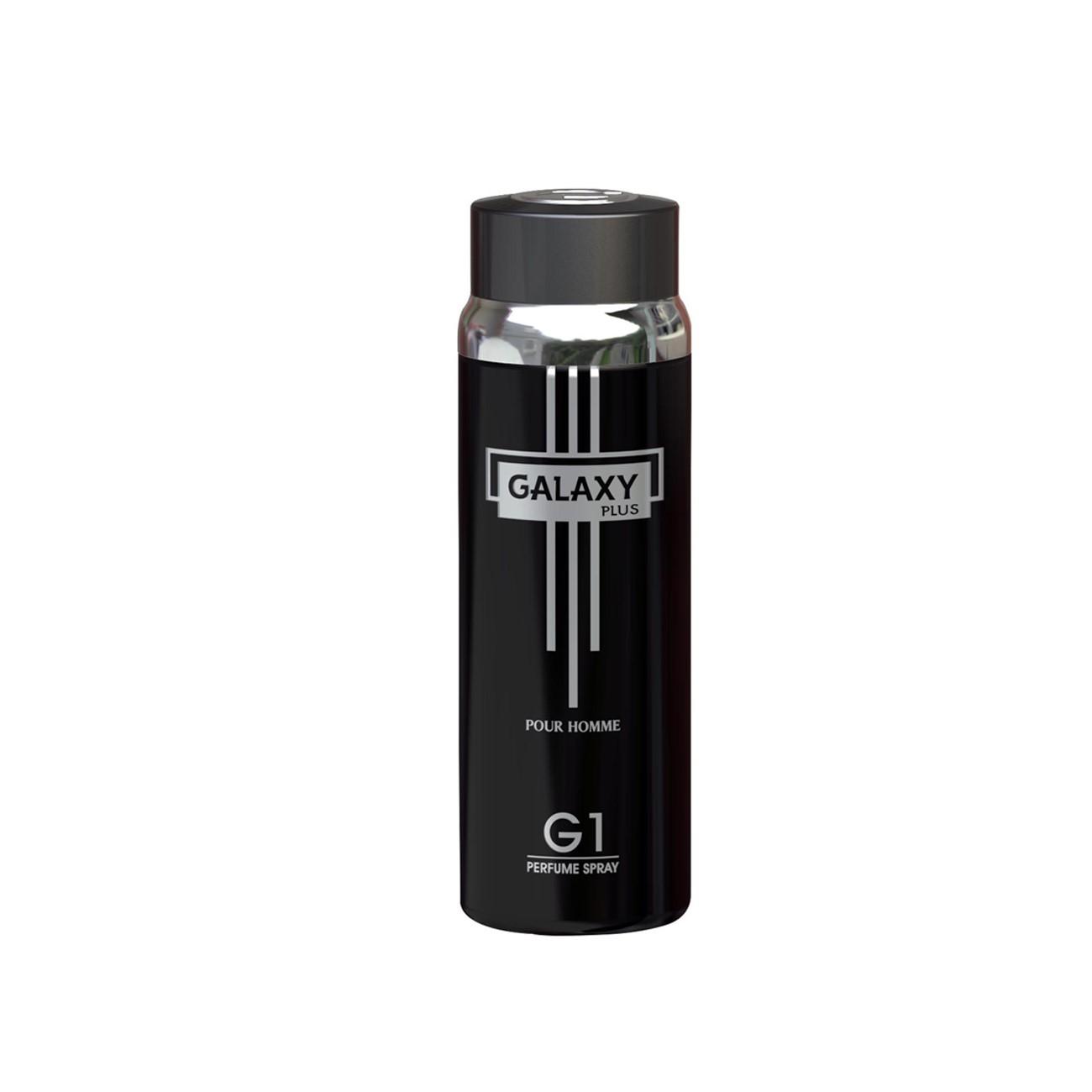 Galaxy Plus G1 Pour Homme 200ml Body Spray by Galaxy Concept body spray can and packaging