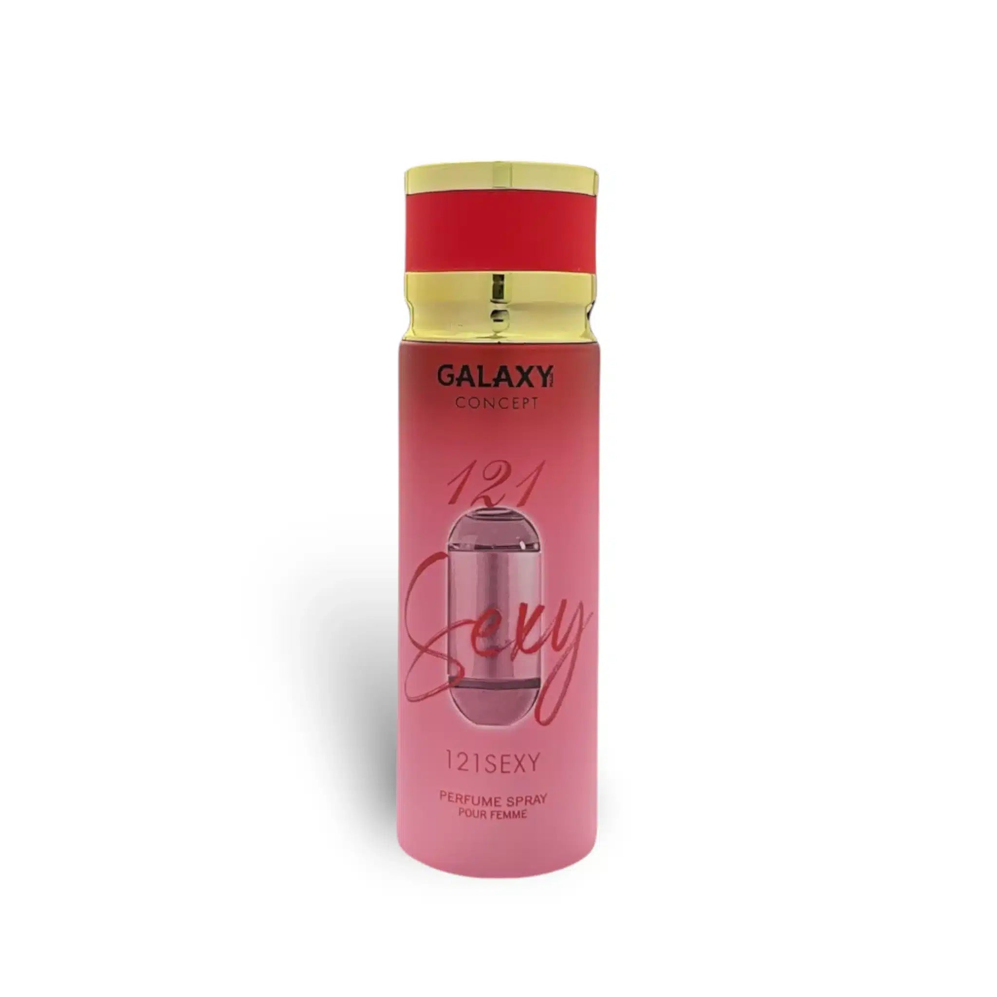 Galaxy Concept 121 Sexy 200ml Body Spray by Galaxy Concept body spray can and packaging
