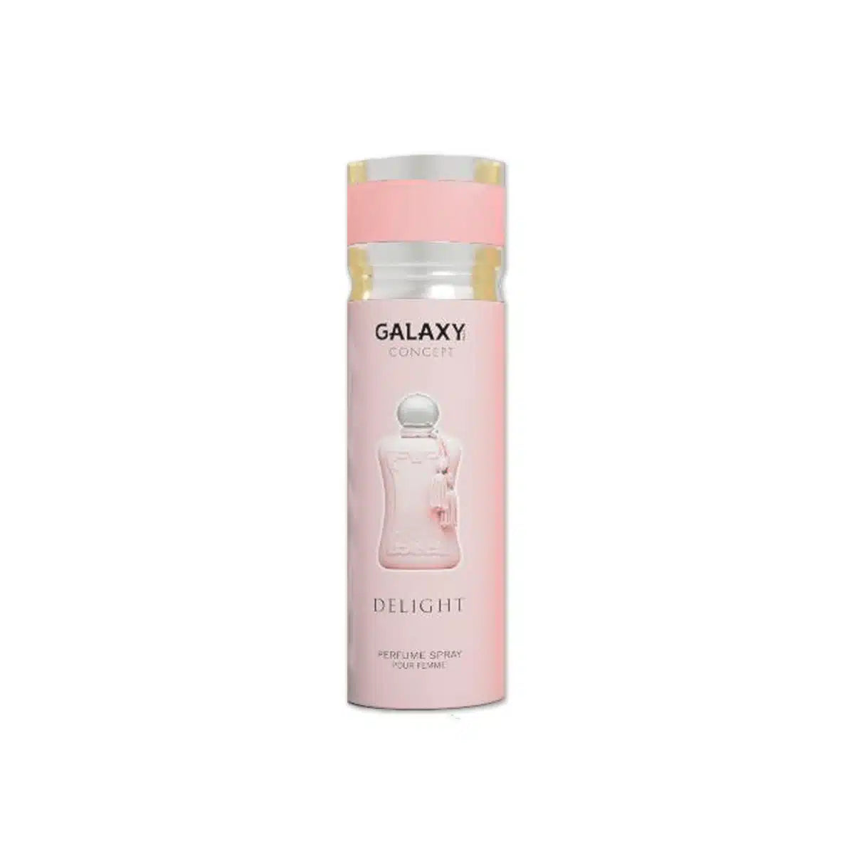 Galaxy Concept Delight Pour Femme 200ml Body Spray by Galaxy Concept body spray can and packaging