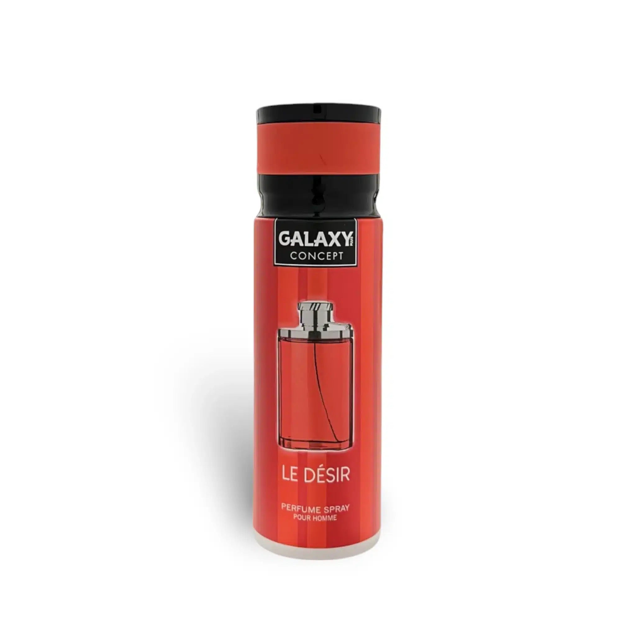 Galaxy Concept Le Desir 200ml Body Spray by Galaxy Concept body spray can and packaging