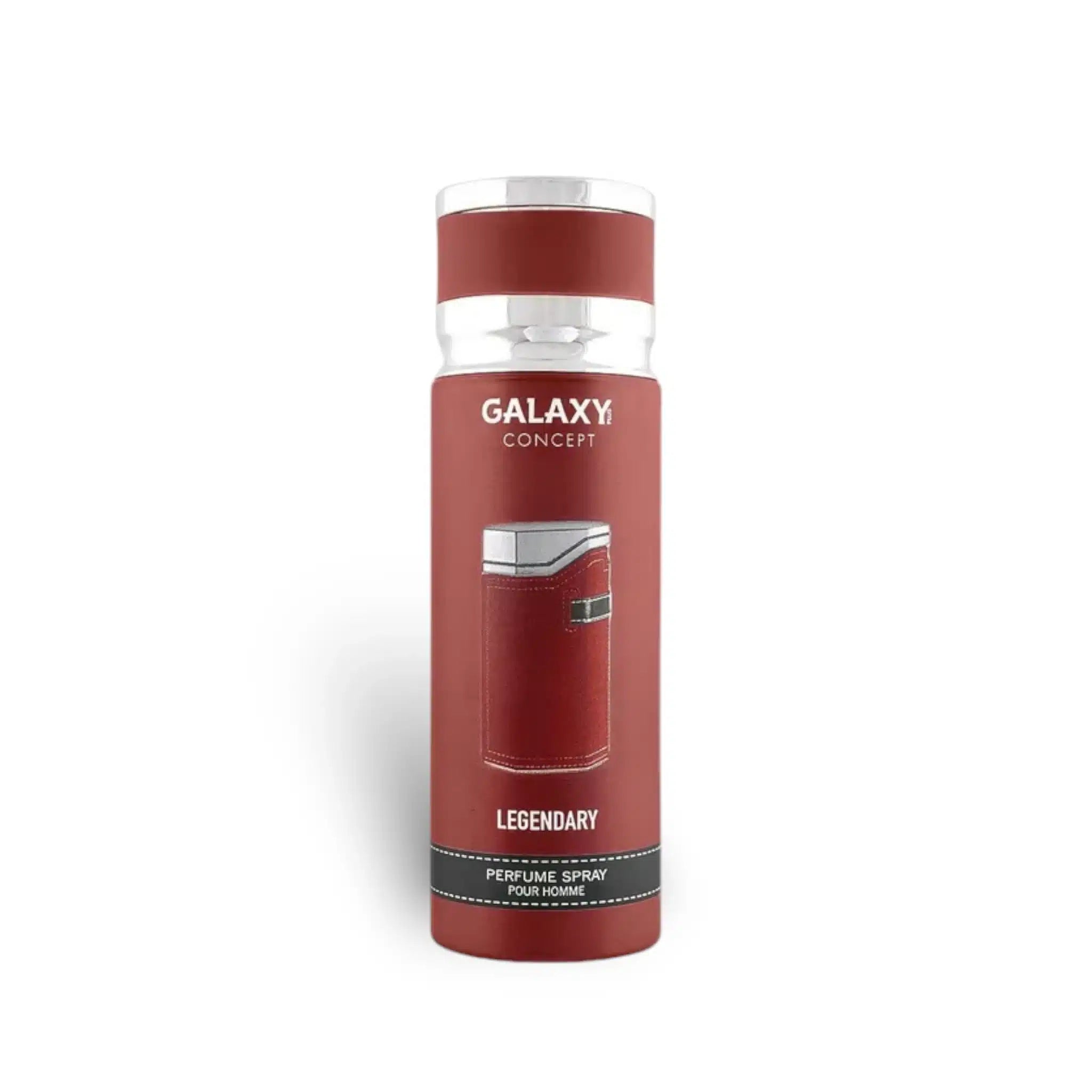 Galaxy Concept Legendary Pour Homme 200ml Body Spray by Galaxy Concept body spray can and packaging