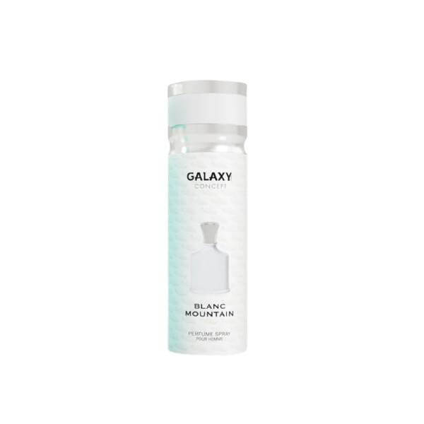 Galaxy Concept Mountain Pour Homme 200ml Body Spray by Galaxy Concept body spray can and packaging