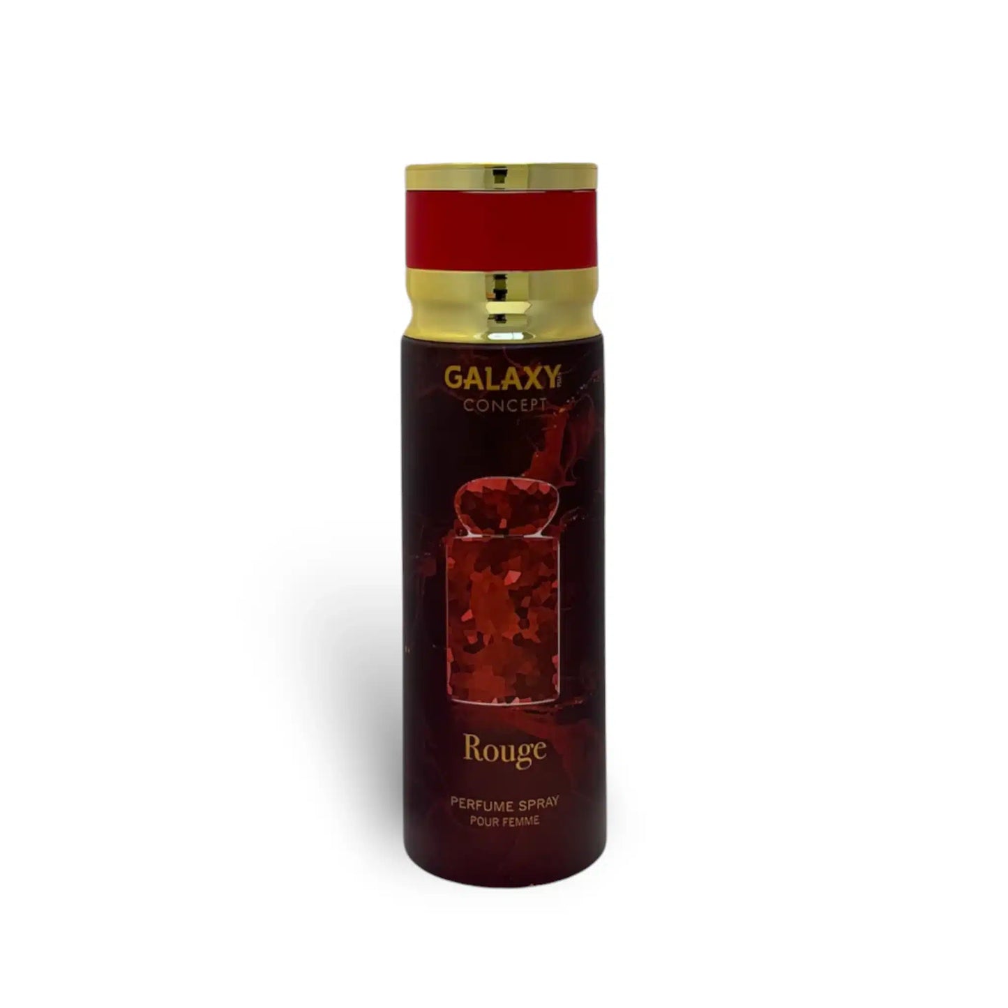 Galaxy Concept Rouge 200ml Body Spray by Galaxy Concept body spray can and packaging