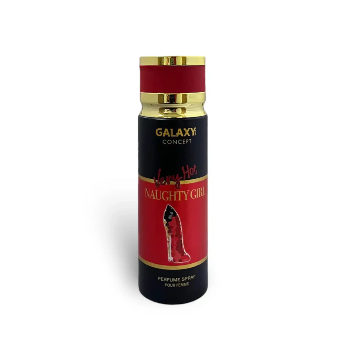 Galaxy Concept Very Hot Naughty Girl 200ml Body Spray by Galaxy Concept body spray can and packaging