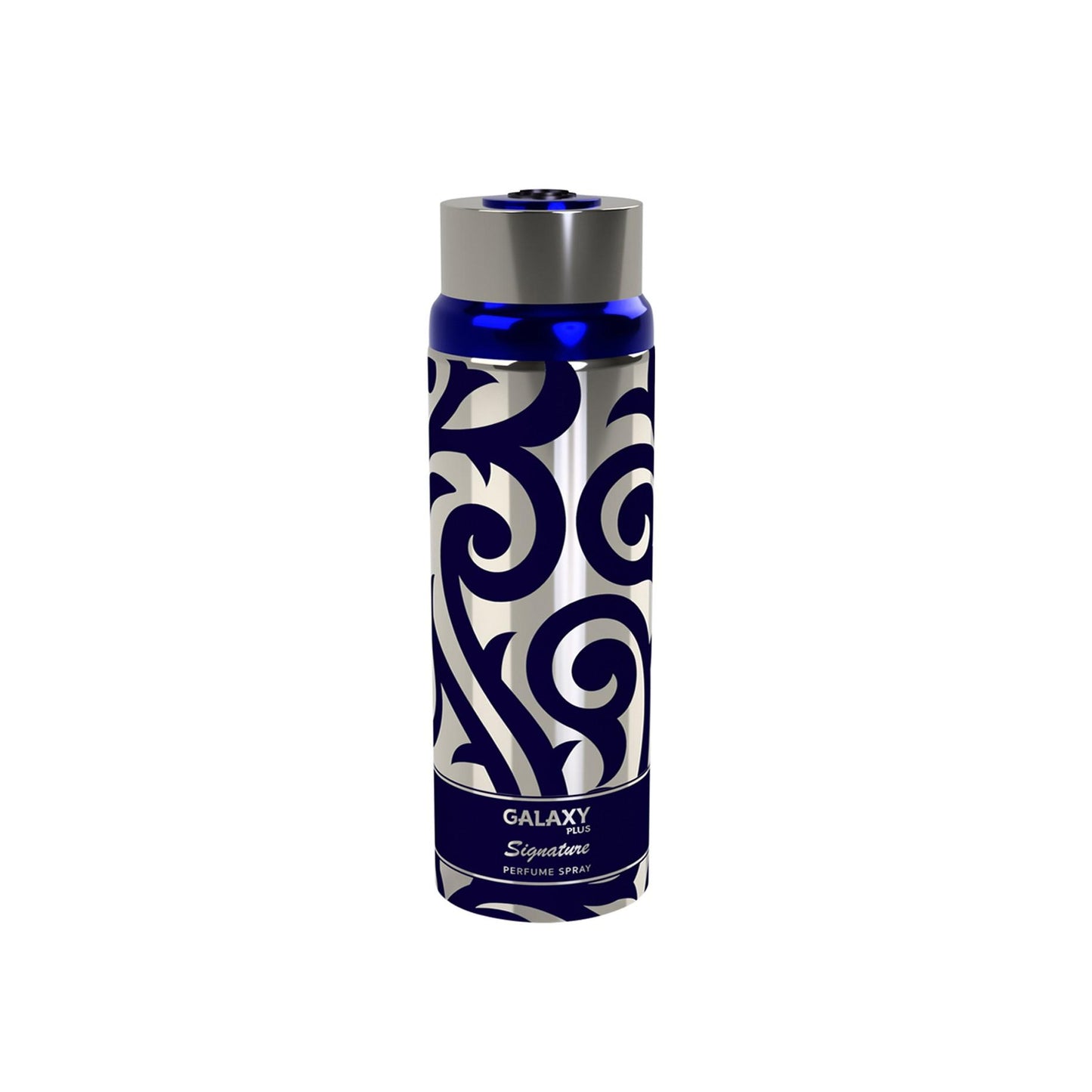 Galaxy Plus Signature Blue 200ml Body Spray by Galaxy Concept body spray can and packaging