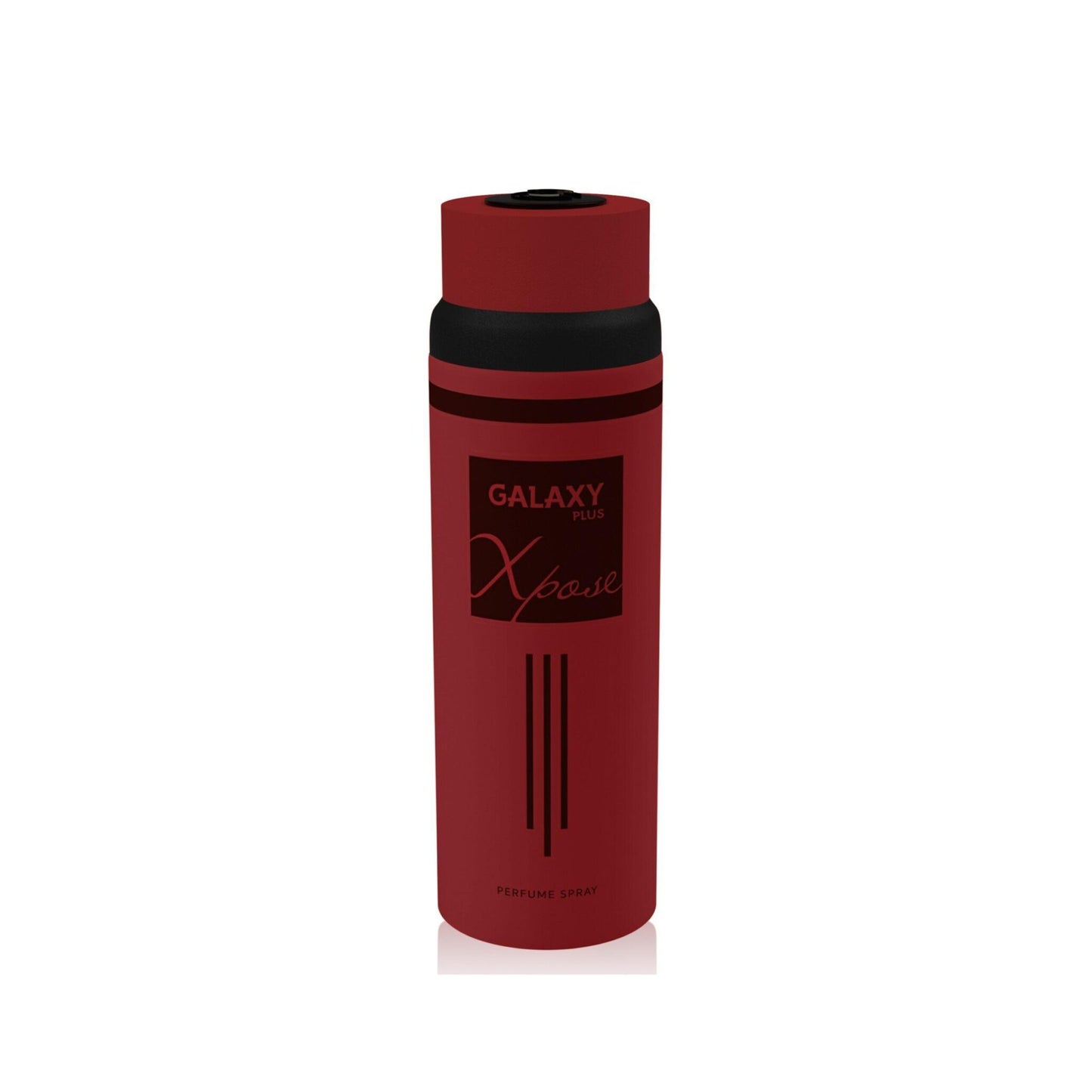 Galaxy Plus Xpose Red 200ml Body Spray by Galaxy Concept body spray can and packaging