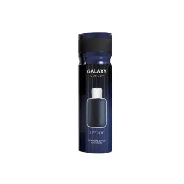 Galaxy Concept Leeroy Pour Homme 200ml Body Spray by Galaxy Concept body spray can and packaging