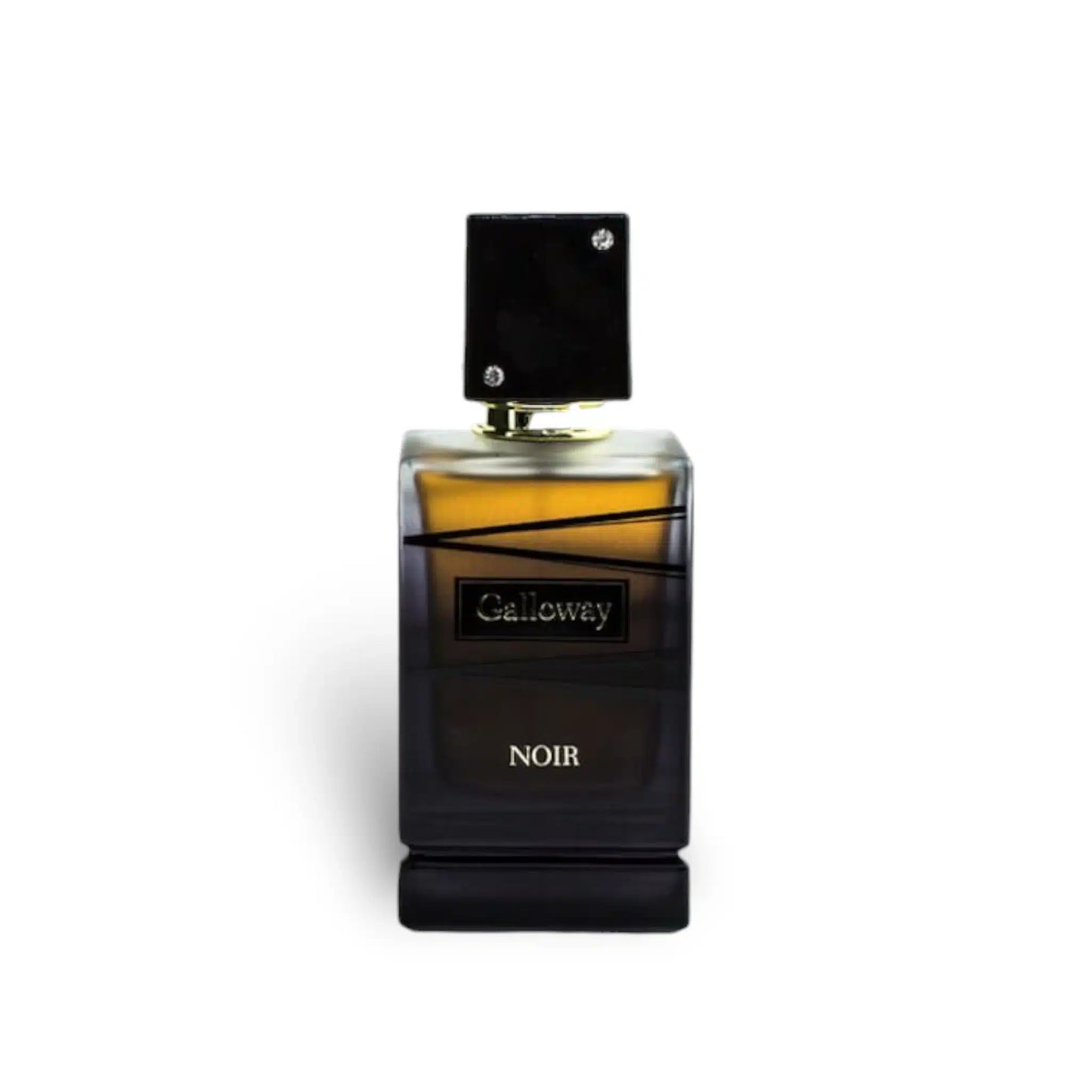 Galloway Noir 85ml Eau de Parfum by Fragrance World fragrance packaging front view