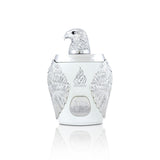 Ghala Zayed Luxury Silver 100ml Eau de Parfum by Ard Al Khaleej fragrance packaging front view