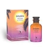 Golden Hour 100ml Eau de Parfum by Lattafa bottle and box
