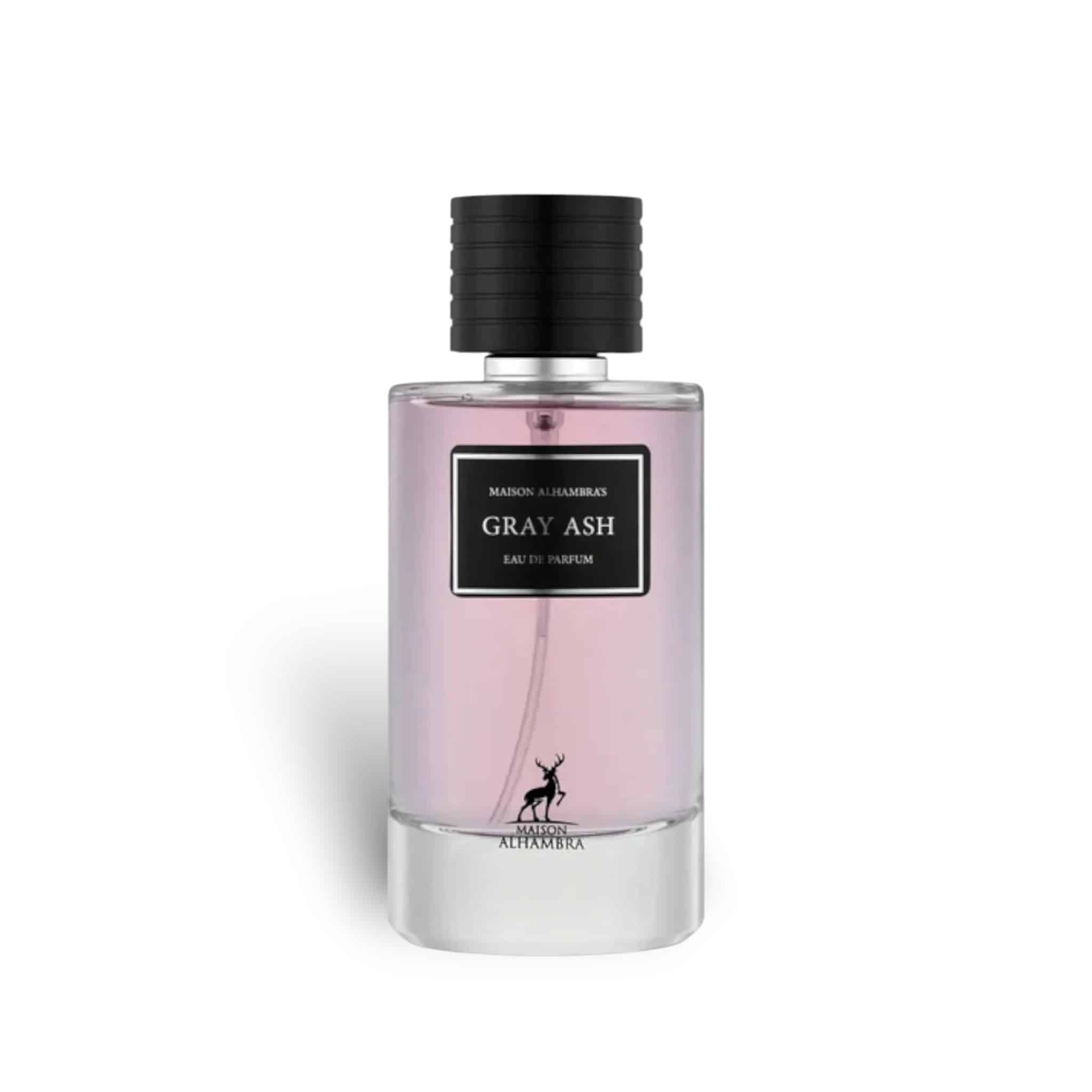Gray Ash 100ml Eau de Parfum by Maison Alhambra perfume bottle close up