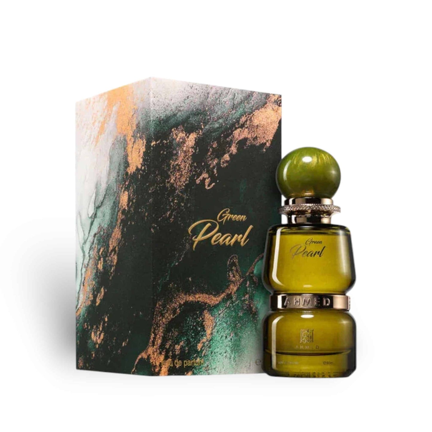 Green Pearl 80ml Eau de Parfum by Ahmed Al Maghribi fragrance bottle