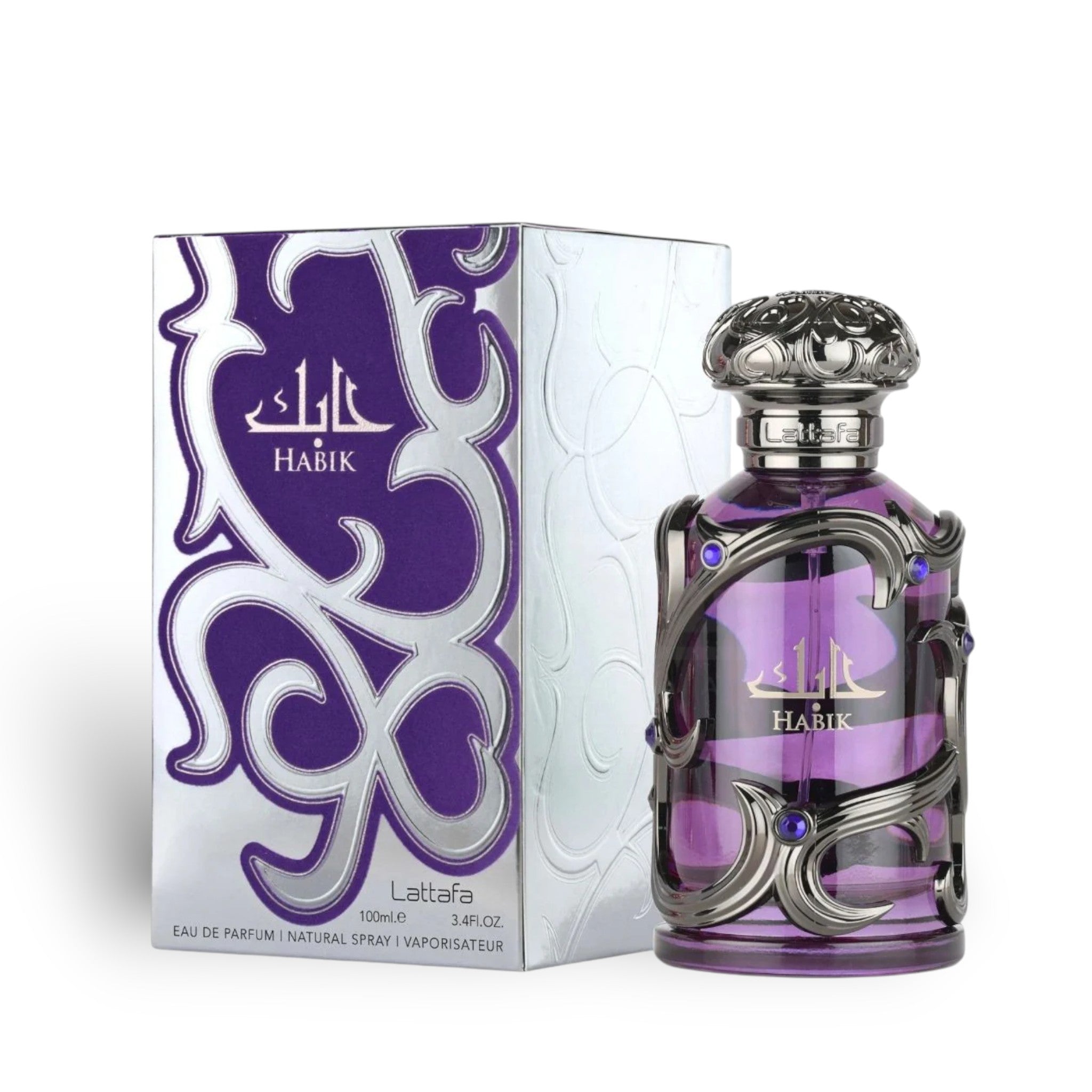 Habik Men 100ml Eau de Parfum by Lattafa bottle and box