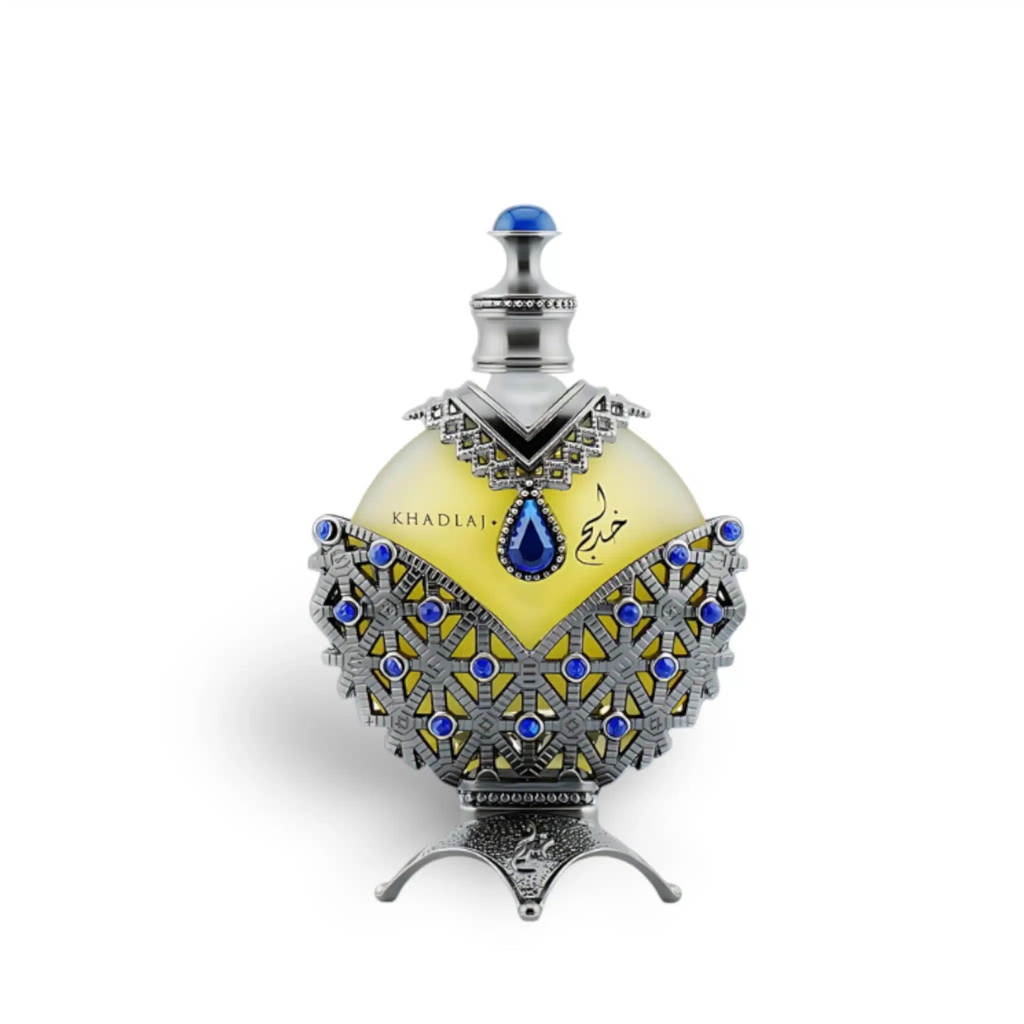 Hareem Al Sultan Blue Concentrated 35ml Perfume Oil by Khadlaj attar packaging front view