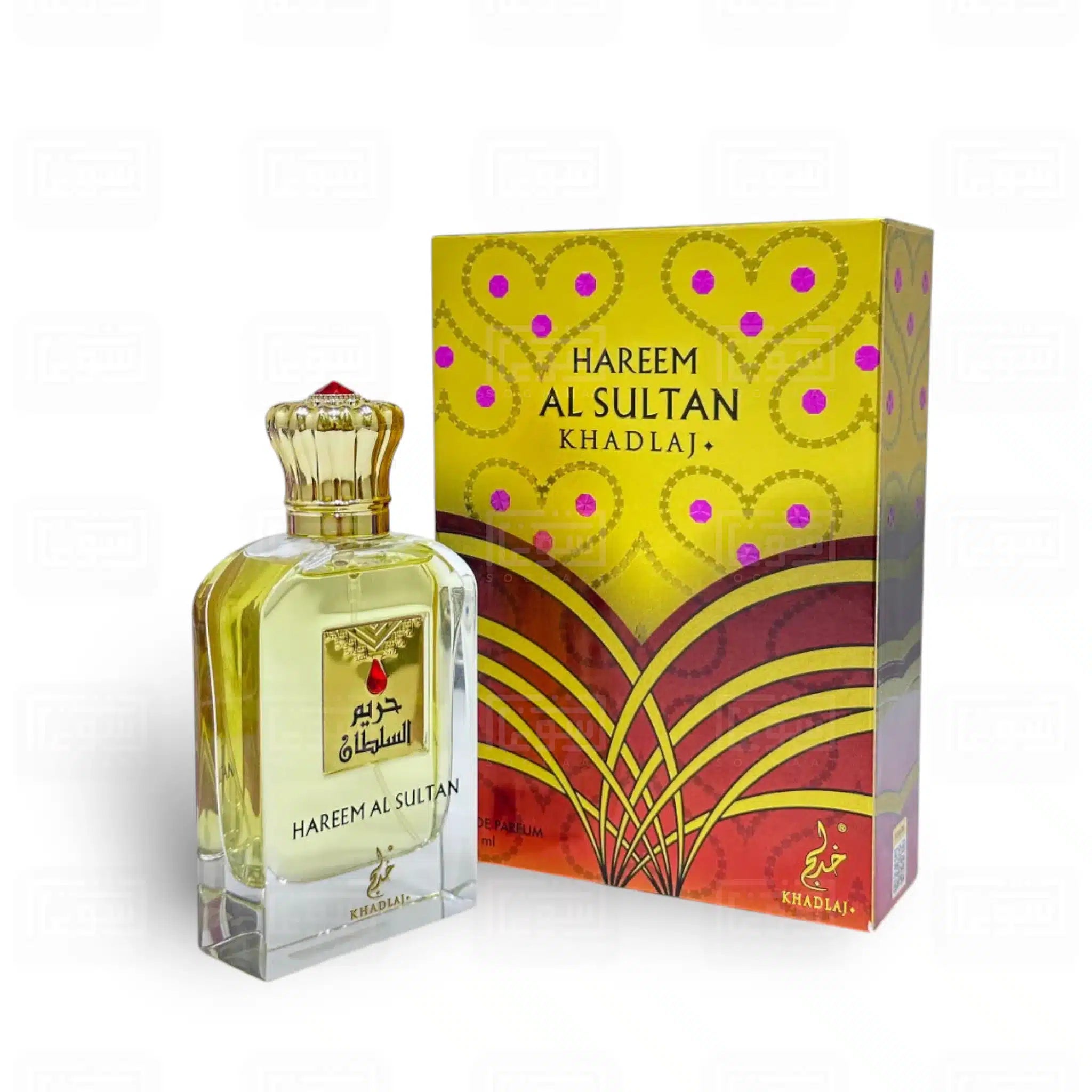 Hareem Sultan 75ml Eau de Parfum by Khadlaj bottle and box