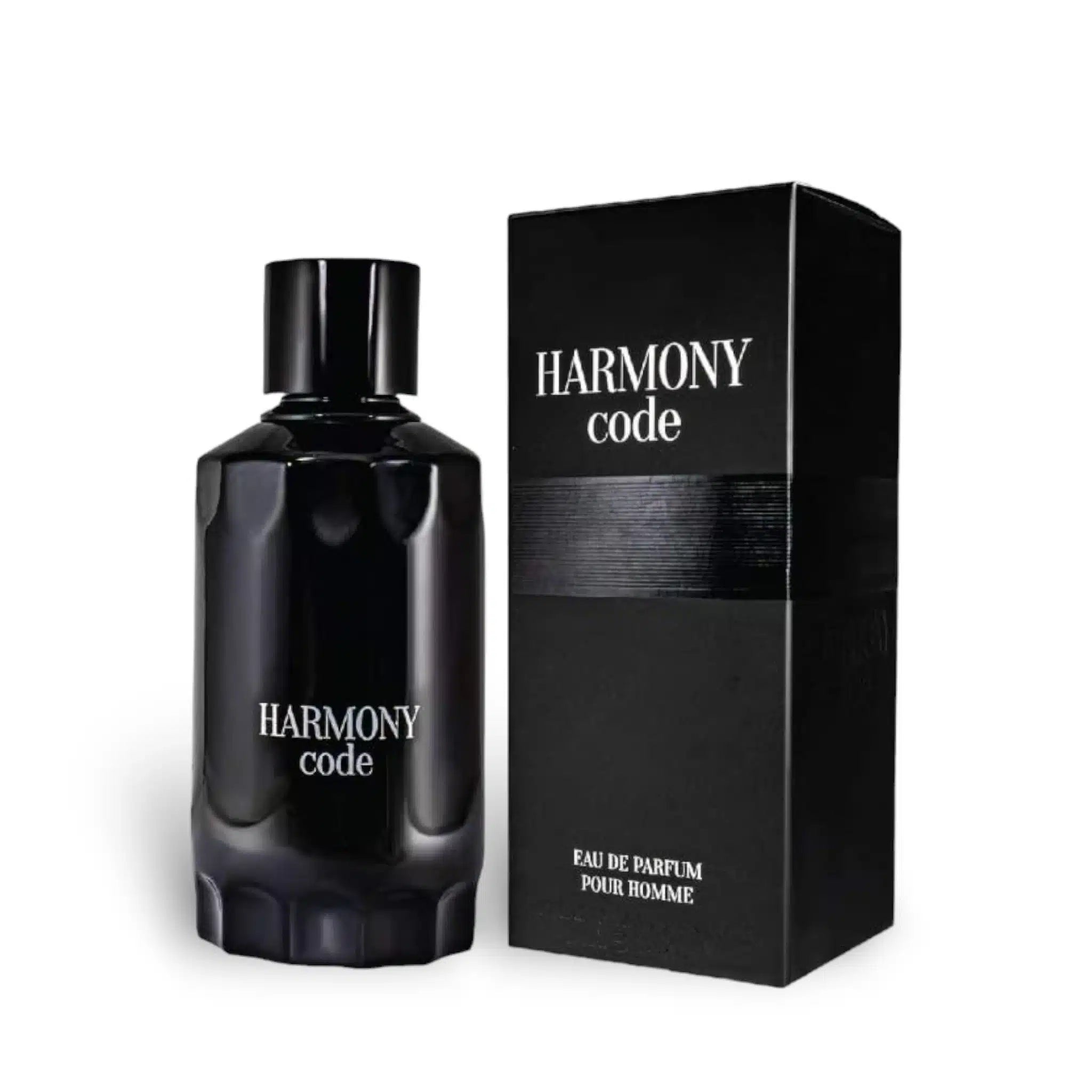 Harmony Code 100ml Eau de Parfum by Fragrance World perfume bottle close up