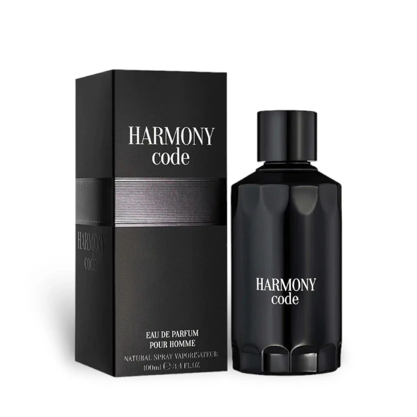 Harmony Code 100ml Eau de Parfum by Fragrance World bottle and box