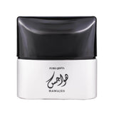 Hawajes Pure 100ml Eau de Parfum by Ard Al Zaafaran perfume bottle close up