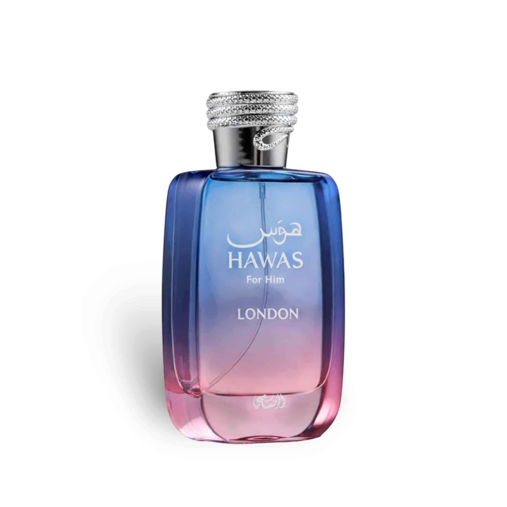 Hawas London 100ml Eau de Parfum by Rasasi Arabian perfume product image